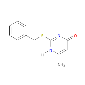 4(1H)-Pyrimidinone, 6-methyl-2-[(phenylmethyl)thio]-
