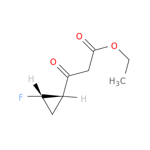 ethyl 3-((1S,2S)-2-fluorocyclopropyl)-3-oxopropanoate