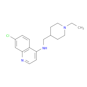 7-CHLORO-4-(((1-ETHYL-PIPERIDIN-4-YL)METHYL)AMINO)QUINOLINE