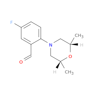 rel-2-[(2R,6S)-2,6-二甲基-4-吗啉基]-5-氟苯甲醛