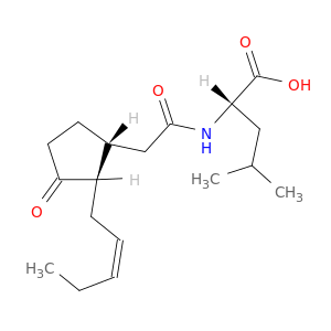 L-Leucine, N-[[(1R,2R)-3-oxo-2-(2Z)-2-pentenylcyclopentyl]acetyl]-