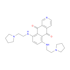 Benz[g]isoquinoline-5,10-dione,6,9-bis[[2-(1-pyrrolidinyl)ethyl]amino]-