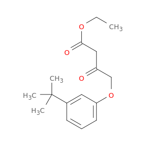 Butanoic acid, 4-[3-(1,1-dimethylethyl)phenoxy]-3-oxo-, ethyl ester