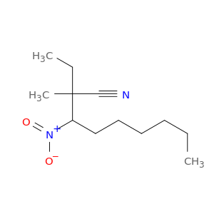 Nonanenitrile, 2-ethyl-2-methyl-3-nitro-