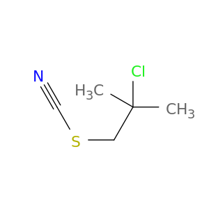 Thiocyanic acid, 2-chloro-2-methylpropyl ester