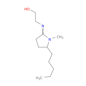 Ethanol, 2-[(1-methyl-5-pentyl-2-pyrrolidinylidene)amino]-