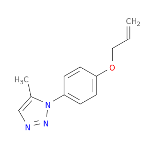 1H-1,2,3-Triazole, 5-methyl-1-[4-(2-propenyloxy)phenyl]-