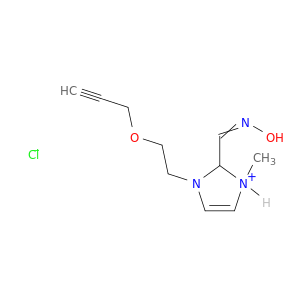 1H-Imidazolium,2-[(hydroxyimino)methyl]-1-methyl-3-[2-(2-propyn-1-yloxy)ethyl]-, chloride(1:1)
