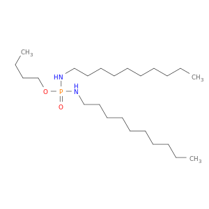 Phosphorodiamidic acid, N,N'-didecyl-, butyl ester