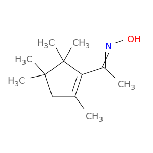 Ethanone, 1-(2,4,4,5,5-pentamethyl-1-cyclopenten-1-yl)-, oxime