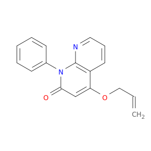 1,8-Naphthyridin-2(1H)-one, 1-phenyl-4-(2-propenyloxy)-