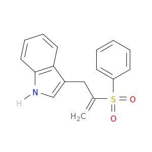 1H-Indole, 3-[2-(phenylsulfonyl)-2-propen-1-yl]-