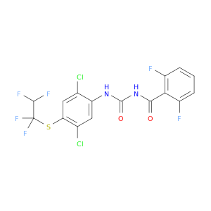 Benzamide,N-[[[2,5-dichloro-4-[(1,1,2,2-tetrafluoroethyl)thio]phenyl]amino]carbonyl]-2,6-difluoro-