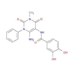 Benzamide,N-(6-amino-1,2,3,4-tetrahydro-3-methyl-2,4-dioxo-1-phenyl-5-pyrimidinyl)-3,4-dihydroxy-