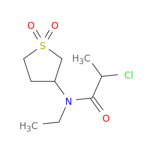 2-Chloro-N-(1,1-dioxo-1lambda6-thiolan-3-yl)-N-ethylpropanamide