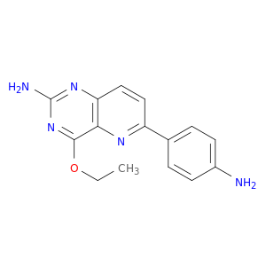 Pyrido[3,2-d]pyrimidin-2-amine, 6-(4-aminophenyl)-4-ethoxy-