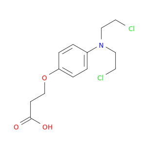3-{4-[bis(2-chloroethyl)amino]phenoxy}propanoic acid