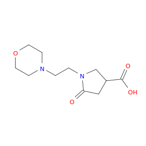1-[2-(4-(4-吗啉基)乙基]-5-氧代-3-吡咯烷羧酸