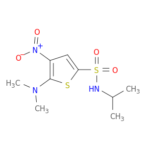 2-Thiophenesulfonamide, 5-(dimethylamino)-N-(1-methylethyl)-4-nitro-