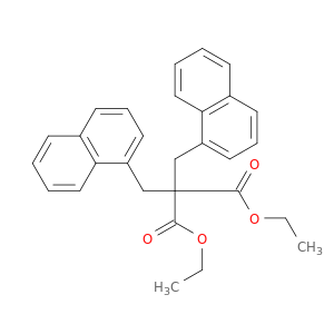 Propanedioic acid, bis(1-naphthalenylmethyl)-, diethyl ester
