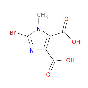 2-溴-1-甲基-1H-咪唑-4,5-二羧酸