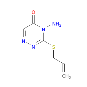 1,2,4-Triazin-5(4H)-one, 4-amino-3-(2-propenylthio)-