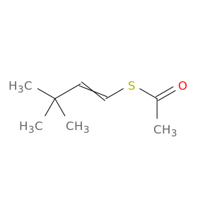 Ethanethioic acid, S-(3,3-dimethyl-1-butenyl) ester