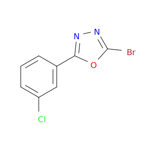 2-bromo-5-(3-chlorophenyl)-1,3,4-oxadiazole