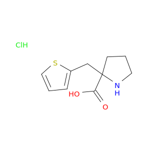2-(Thiophen-2-ylmethyl)pyrrolidine-2-carboxylic Acid Hydrochloride