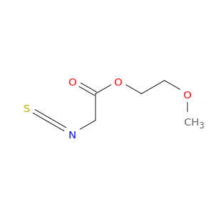 Acetic acid, isothiocyanato-, 2-methoxyethyl ester