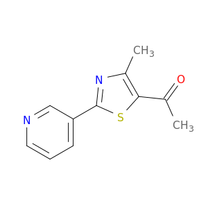 Ethanone, 1-[4-methyl-2-(3-pyridinyl)-5-thiazolyl]-