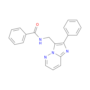 Benzamide, N-[(2-phenylimidazo[1,2-b]pyridazin-3-yl)methyl]-