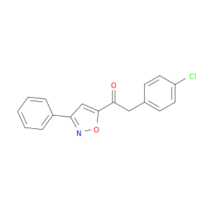 Ethanone, 2-(4-chlorophenyl)-1-(3-phenyl-5-isoxazolyl)-