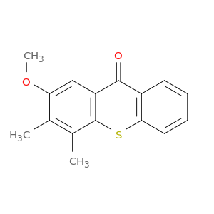 9H-Thioxanthen-9-one, 2-methoxy-3,4-dimethyl-