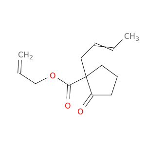 Cyclopentanecarboxylic acid, 1-(2-butenyl)-2-oxo-, 2-propenyl ester