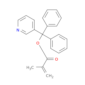 2-Propenoic acid, 2-methyl-, diphenyl-3-pyridinylmethyl ester