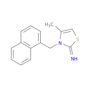 2(3H)-Thiazolimine, 4-methyl-3-(1-naphthalenylmethyl)-