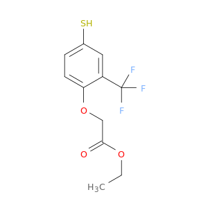 Acetic acid, [4-mercapto-2-(trifluoromethyl)phenoxy]-, ethyl ester