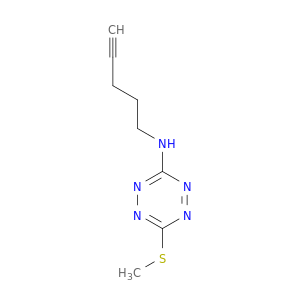 1,2,4,5-Tetrazin-3-amine, 6-(methylthio)-N-4-pentynyl-