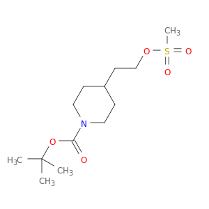 4-(2-((甲磺酰基)氧基)乙基)哌啶-1-羧酸叔丁酯