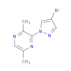 3-(4-bromo-1H-pyrazol-1-yl)-2,5-dimethylpyrazine
