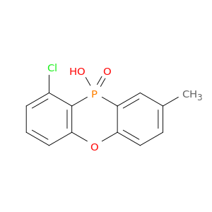 10H-Phenoxaphosphine, 1-chloro-10-hydroxy-8-methyl-, 10-oxide