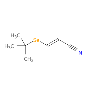 2-Propenenitrile, 3-[(1,1-dimethylethyl)seleno]-, (E)-