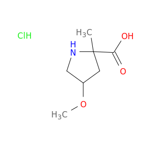 4-Methoxy-2-methylpyrrolidine-2-carboxylic Acid Hydrochloride
