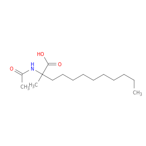 Dodecanoic acid, 2-(acetylamino)-2-methyl-