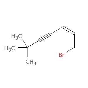 (2Z)-1-Bromo-6,6-二甲基-2-庚烯-4-yne