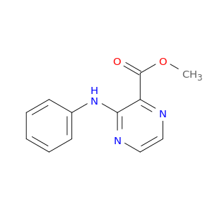 Pyrazinecarboxylic acid, 3-(phenylamino)-, methyl ester