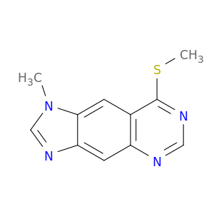 1H-Imidazo[4,5-g]quinazoline, 1-methyl-8-(methylthio)-