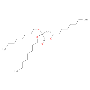 Propanoic acid, 2,2-bis(octyloxy)-, octyl ester
