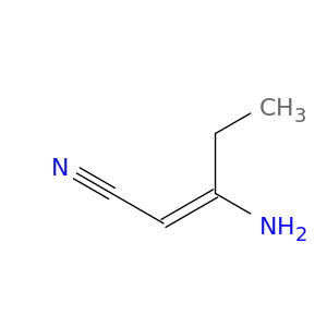 2-Pentenenitrile, 3-amino-, (E)-
